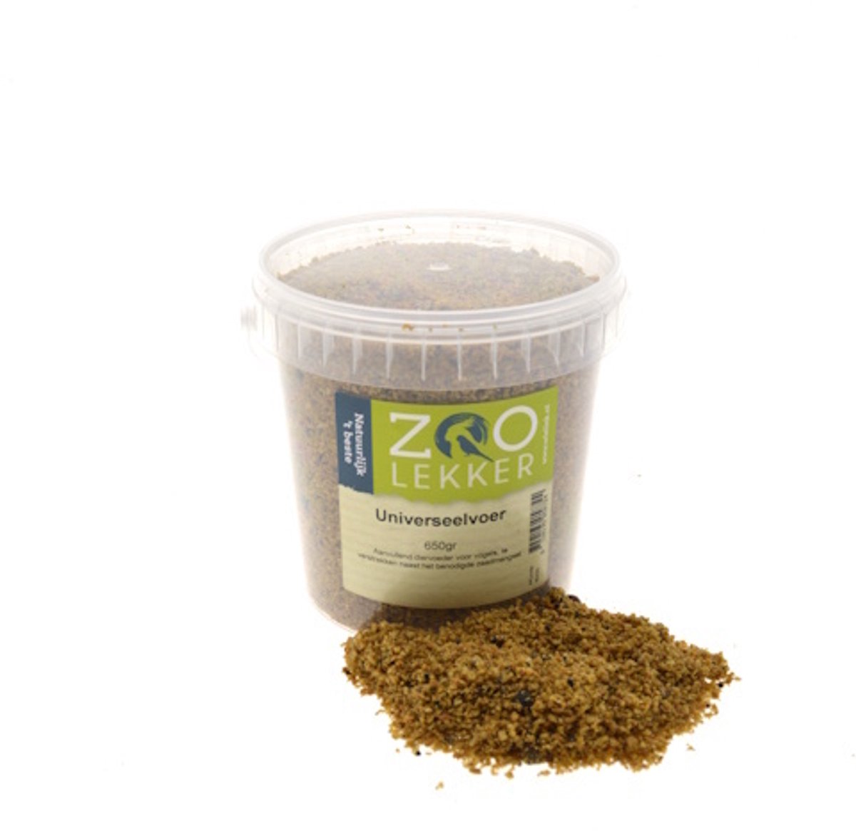 Zoolekker Universeelvoer voor vogels - aanvullend diervoeder met zaden, vruchten en mineralen, 650 gram