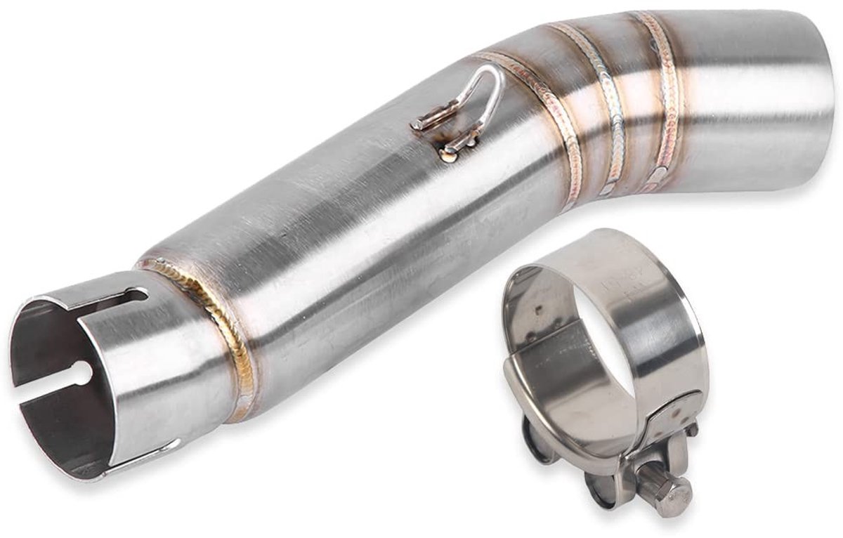 Store_8 - Auspuff Middle Road - Motorrijders - Geluidsdemper - Versterkt geluid - Geschikt voor CBR500R en CB500X 2013-2015 - 51mm