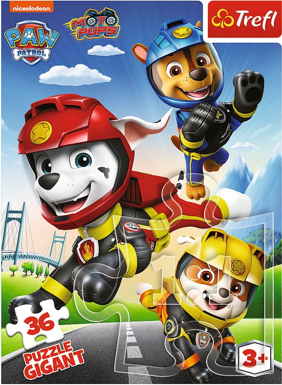 Paw Patrol Puzzel - 3 Dogs | bol