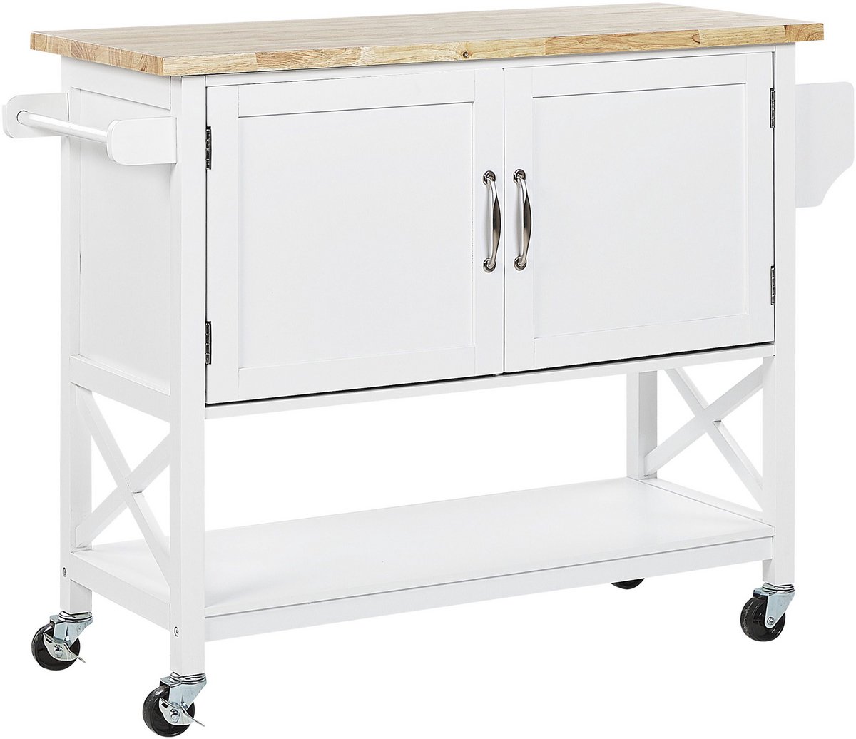 BELIANI MELE - Keukentrolley - Wit - MDF