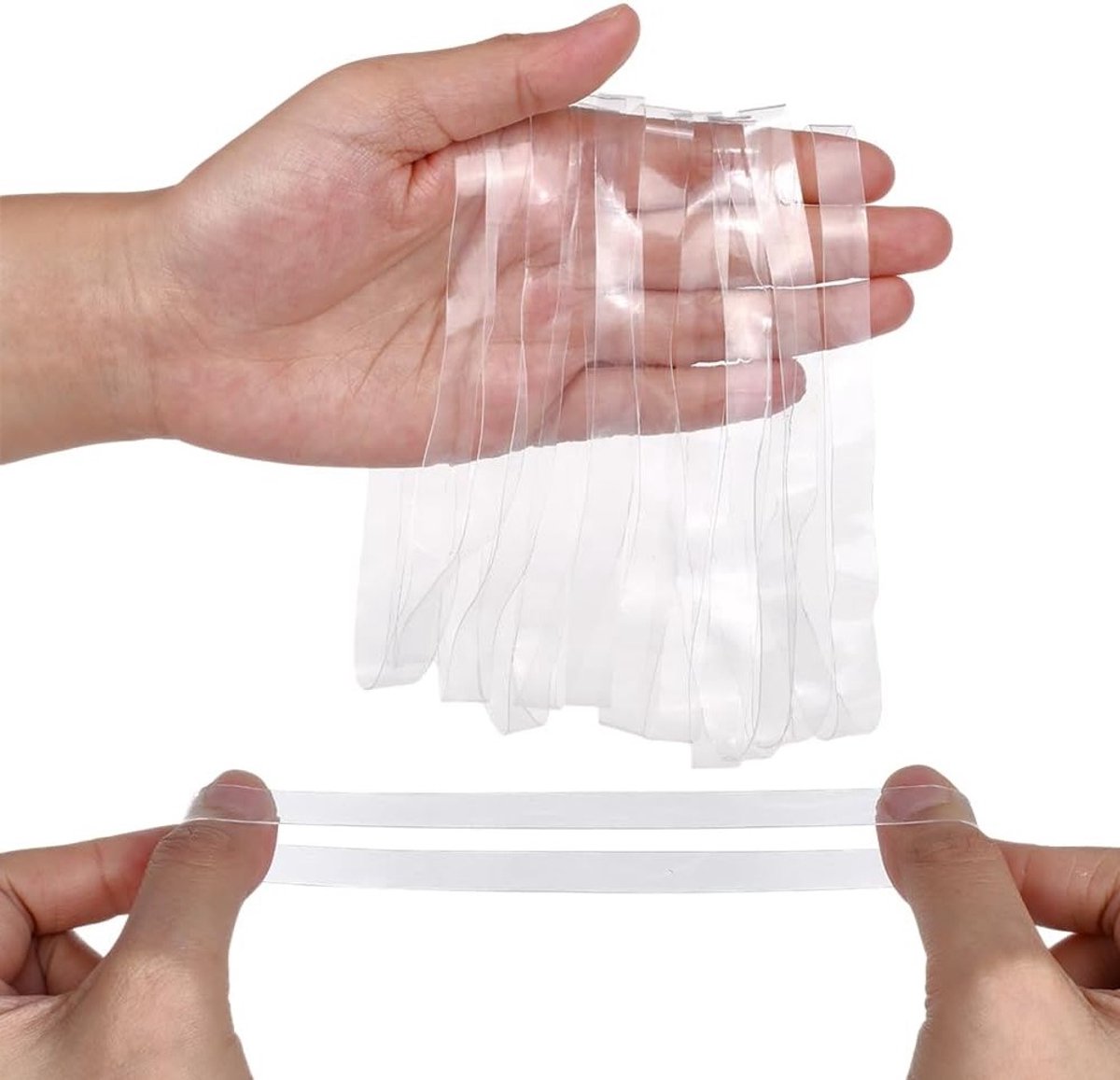 40 Stuks Duidelijke Grote Rubber Bands 10mm Breed TPU Elastische Band voor Zware Binding, Boeken, Camera's en Kantoorbenodigdheden - 30 cm Lang