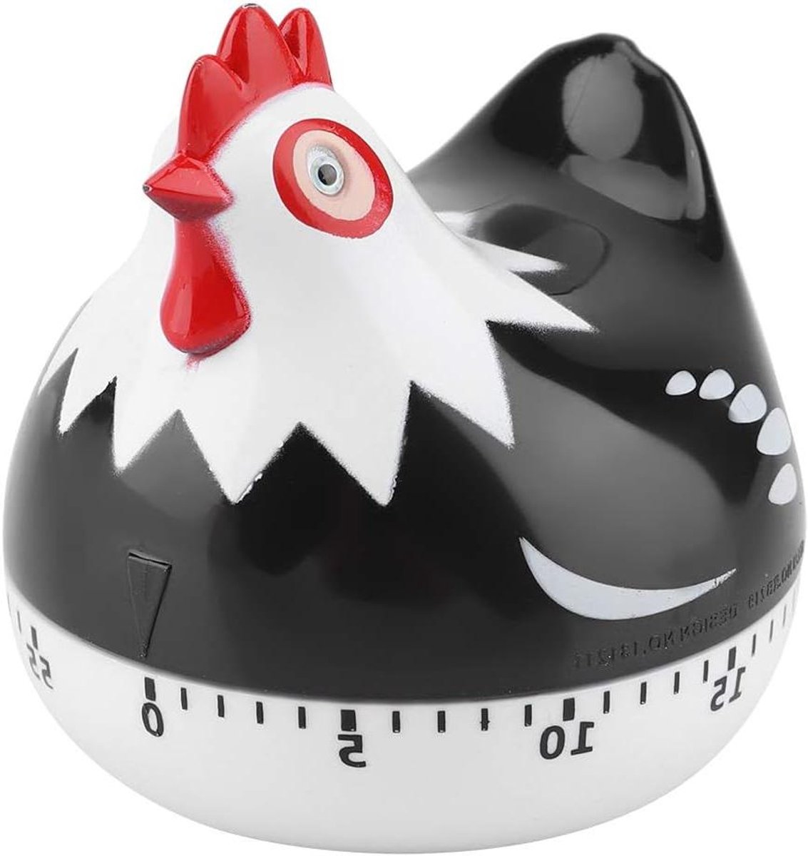 Keuken Timer Kip - Kookwekker Bakwekker - Koken Bakken Wassen - Luid Alarm Geluid - 65 x 65 Cm