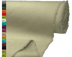 Katoenen Canvas Stof - Naaidoek Gordijnstof - Kleding Tassen Maken - 250 GSM Gewicht - 145cm Breed - Asgrijs