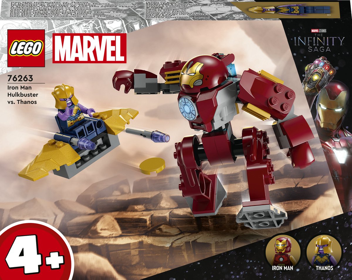 LEGO Marvel - Iron Man Hulkbuster vs. Thanos Constructiespeelgoed 76263