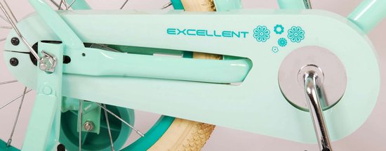 Volare Excellent Kinderfiets - Meisjes - 18 inch - Groen - 95% afgemonteerd van Volare — afbeelding 3