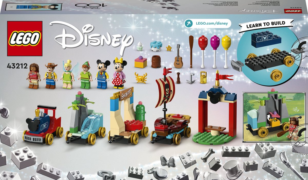 LEGO Disney: Disney Feesttrein Bouwbaar Trein Speelgoed 100e Verjaardag Set - 43212 — afbeelding 22