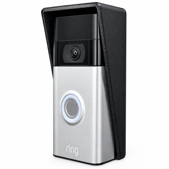 Regenkap met Wedge Hoek Geschikt voor Ring Video Doorbell (2e generatie) – Rechterzijde – Weerbestendige Bescherming tegen Regen en Wind — afbeelding 2