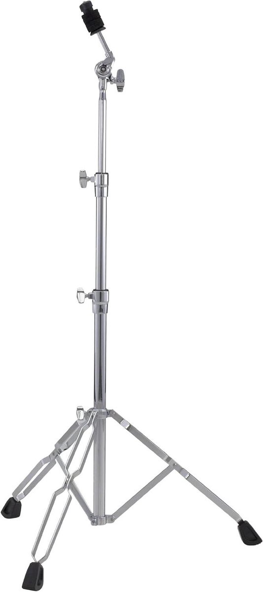 Bekkenstandaard - Cimbaalstandaard - Muziek Maken - Dubbele Steunpoten - 1 Kilogram - Zilver