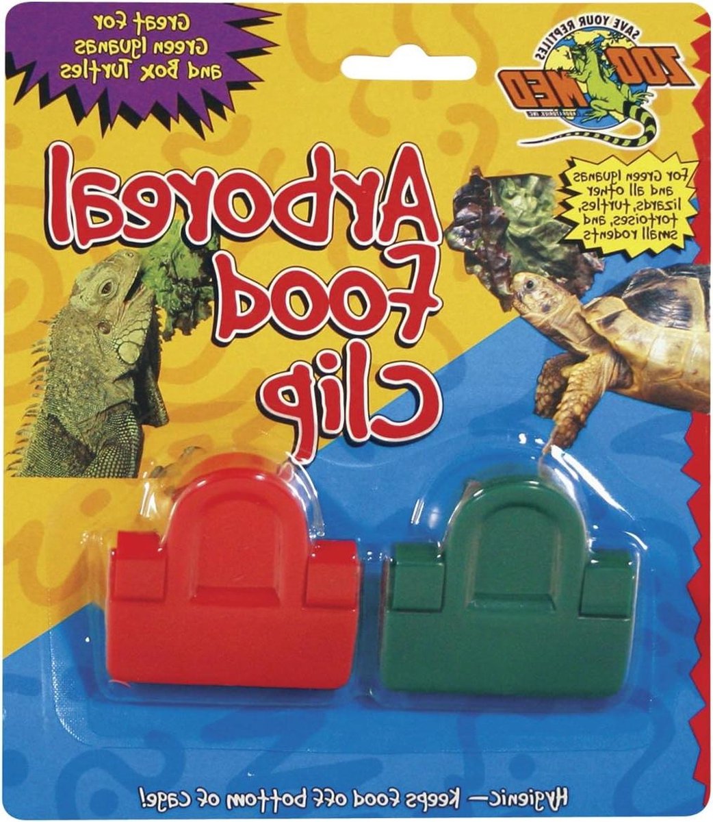 Boomvoedingsclips - Reptielen voerclips - Voeding geven - Handig hulpmiddel - 15 x 3.5 cm - Niet gespecificeerd