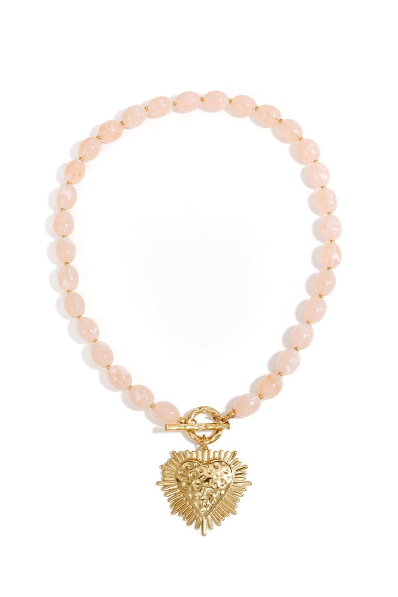 Kralenketting met frontsluitingcharm