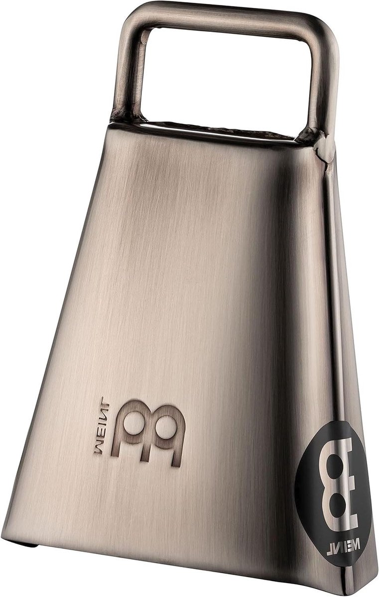 Handcowbell - Gidiofoon - Muziek maken - Met handvat - 114 cm - Zilver