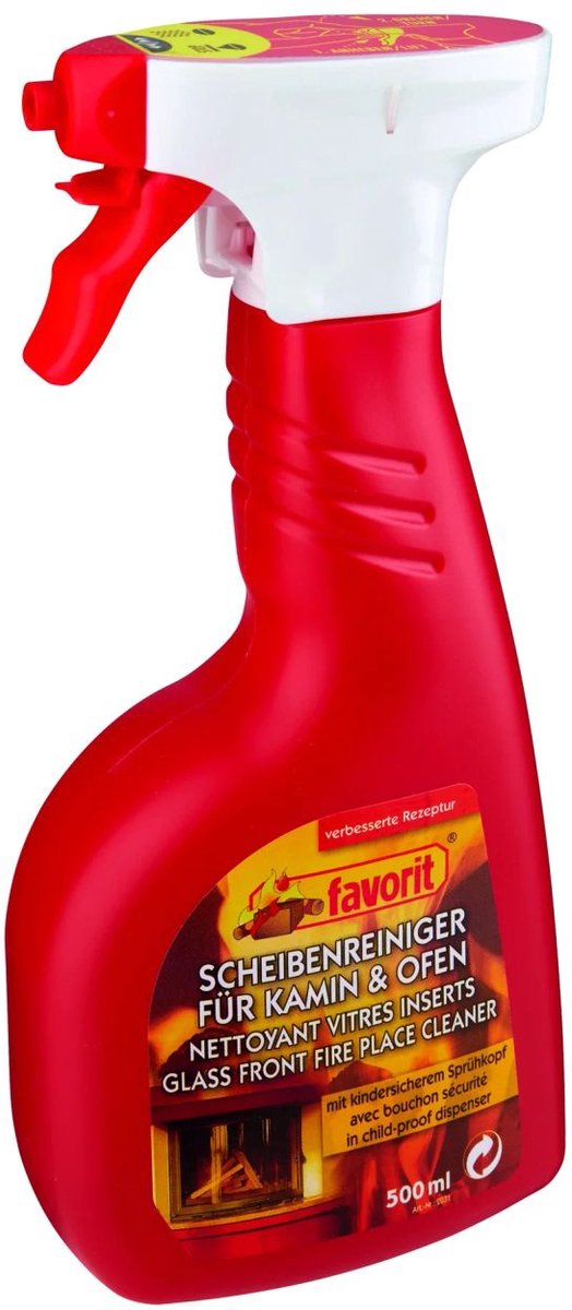 Reiniger voor haardglas en ovenglas 0,5 l