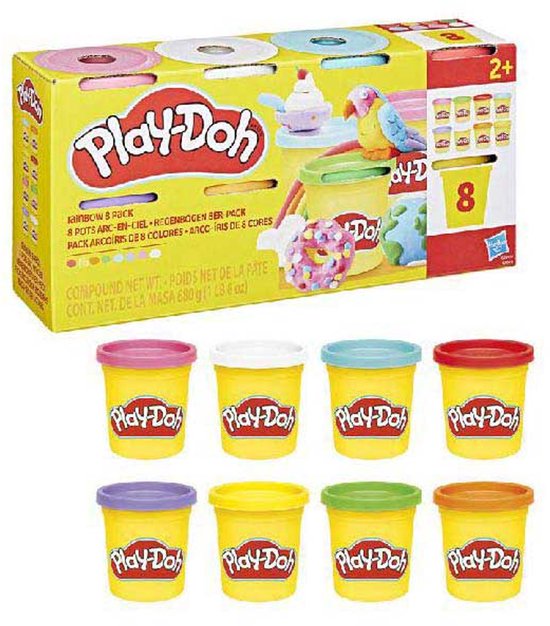 Play-Doh 8-pack - Regenboog