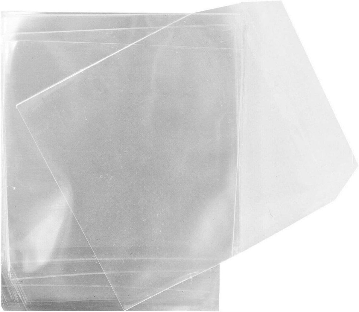 CD Opbergmap - CD Hoesjes - CD's Organiseren - Afsluitbare Klep - 15 x 125 x 2 cm - Transparant