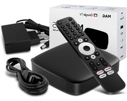 IPTV Set Top Box - Streaming Media Player - Gepersonaliseerd Entertainment - Android 12 Besturingssysteem