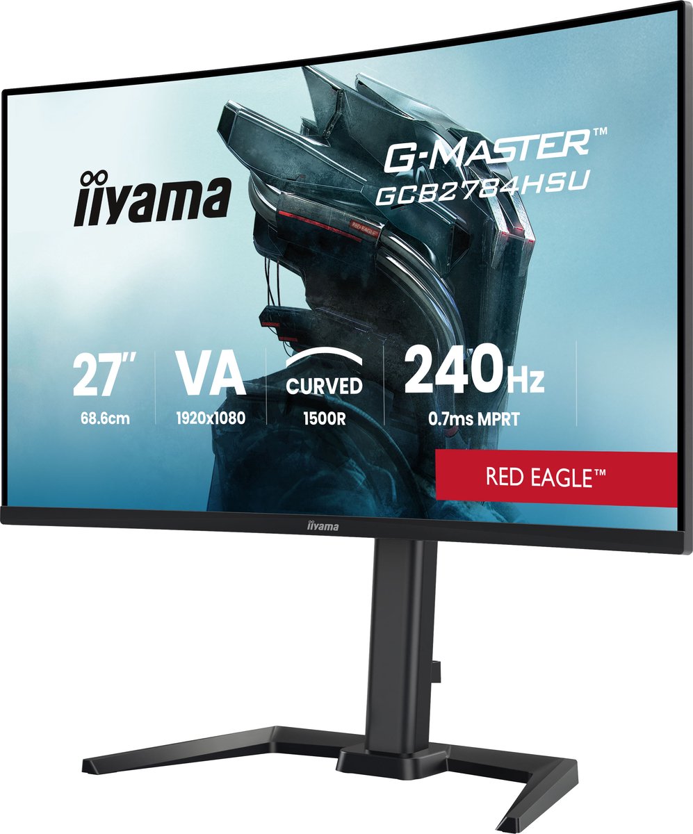iiyama G-Master GCB2784HSU-B1 Red Eagle - 27 inch - 240Hz - Curved thumbnail 6