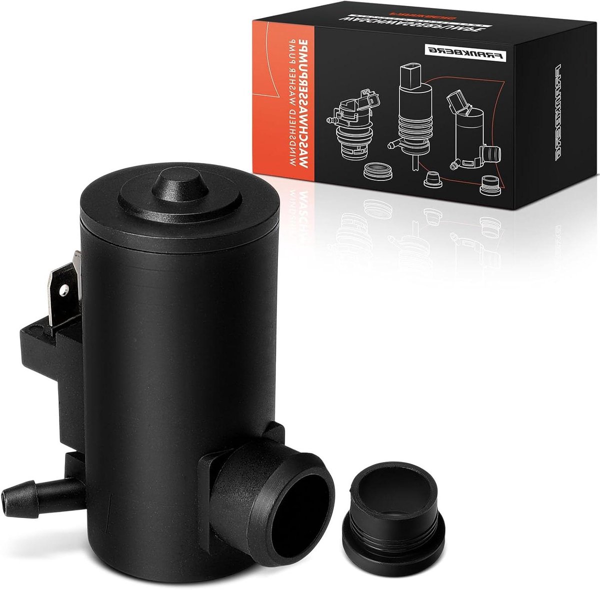 Ruitenwisserpomp - Waswaterpomp - Auto Onderhoud - Directe Vervanging - 12 x 8 x 6 cm - Niet Gespecificeerd
