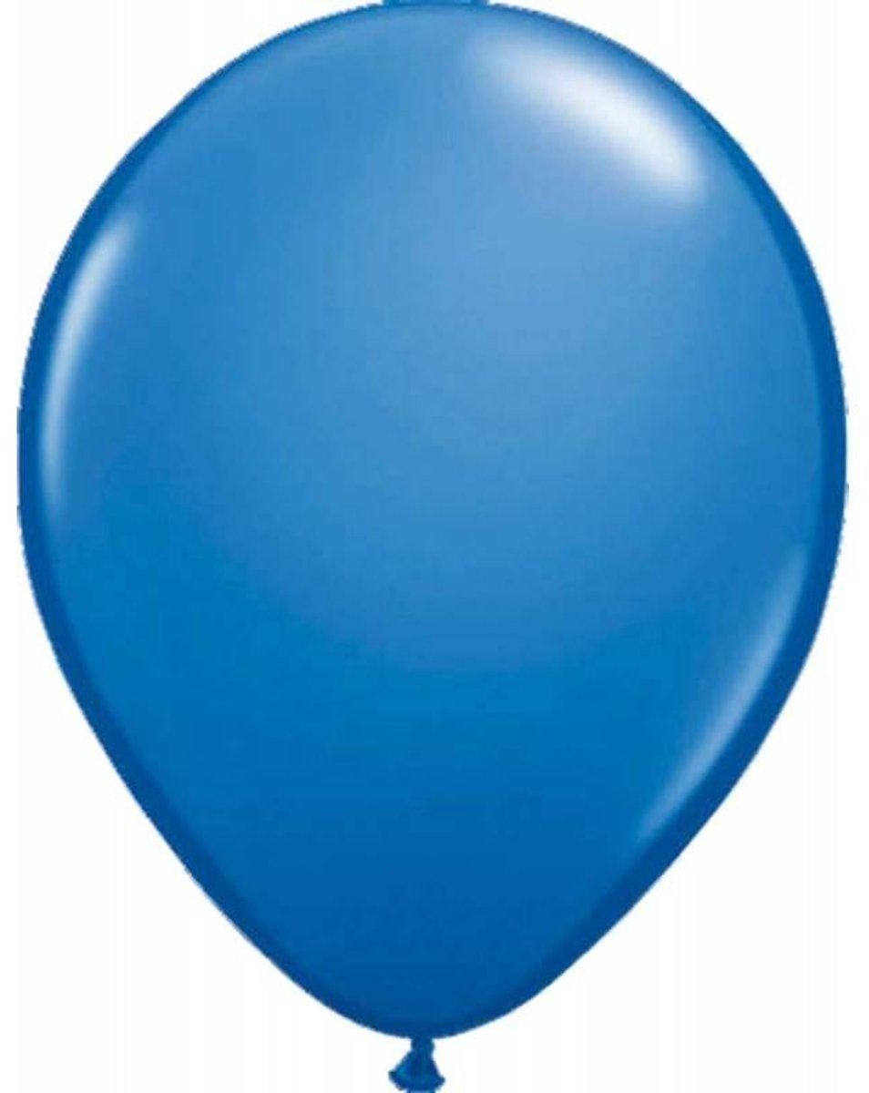 10x Ballonnen donkerblauw