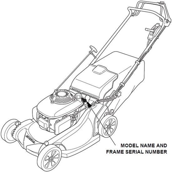 Achterveiligheid Schild Kit - Grasmaaier Onderdeel - Grasmaaier Reparatie - Origineel OEM Honda - 42.55 x 15.21 cm - Zwart van Merkloos	 — afbeelding 3