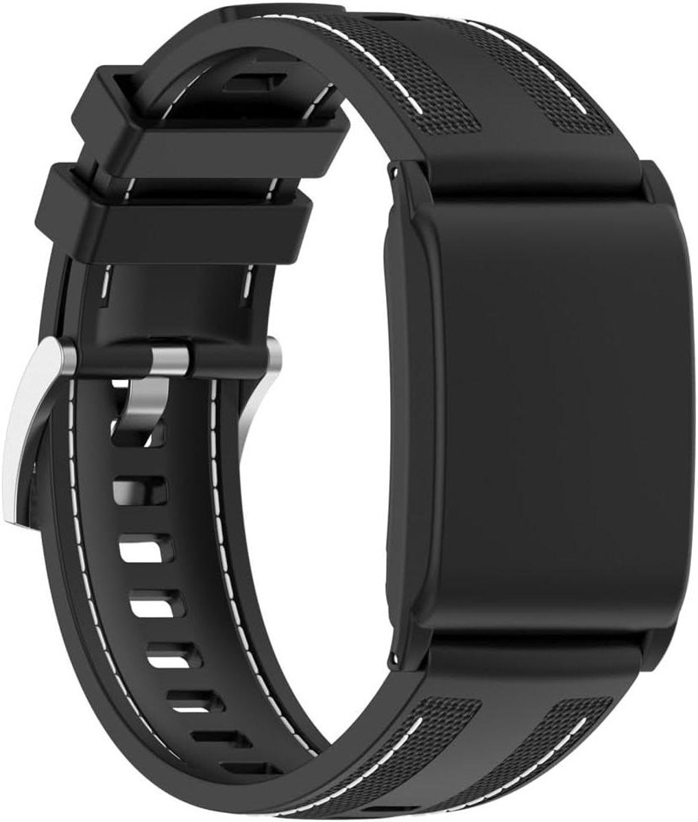 Reservearmband WHOOP - Verstelbaar Bandje - Activiteit Tracker - Zachte Siliconen - Verstelbaar - Zwart