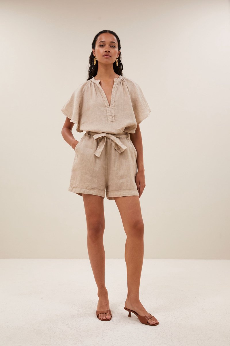 BY-BAR AMSTERDAM june linen shorts