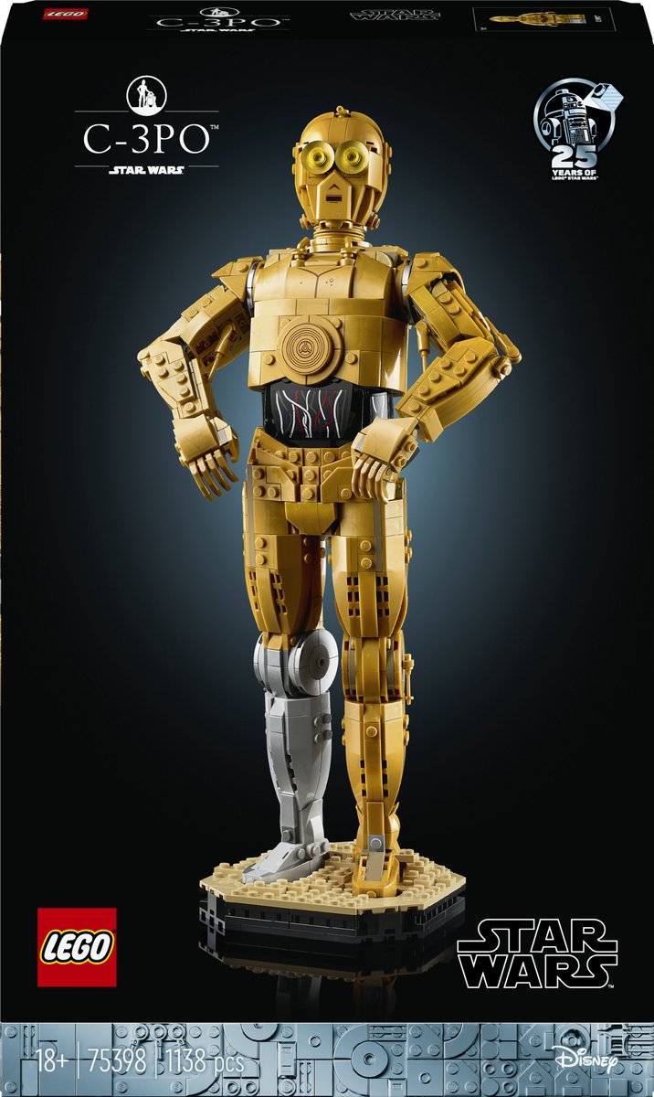 LEGO Star Wars - C-3PO Decoratie Bouwpakket met Droid Figuur - 75398 — afbeelding 19