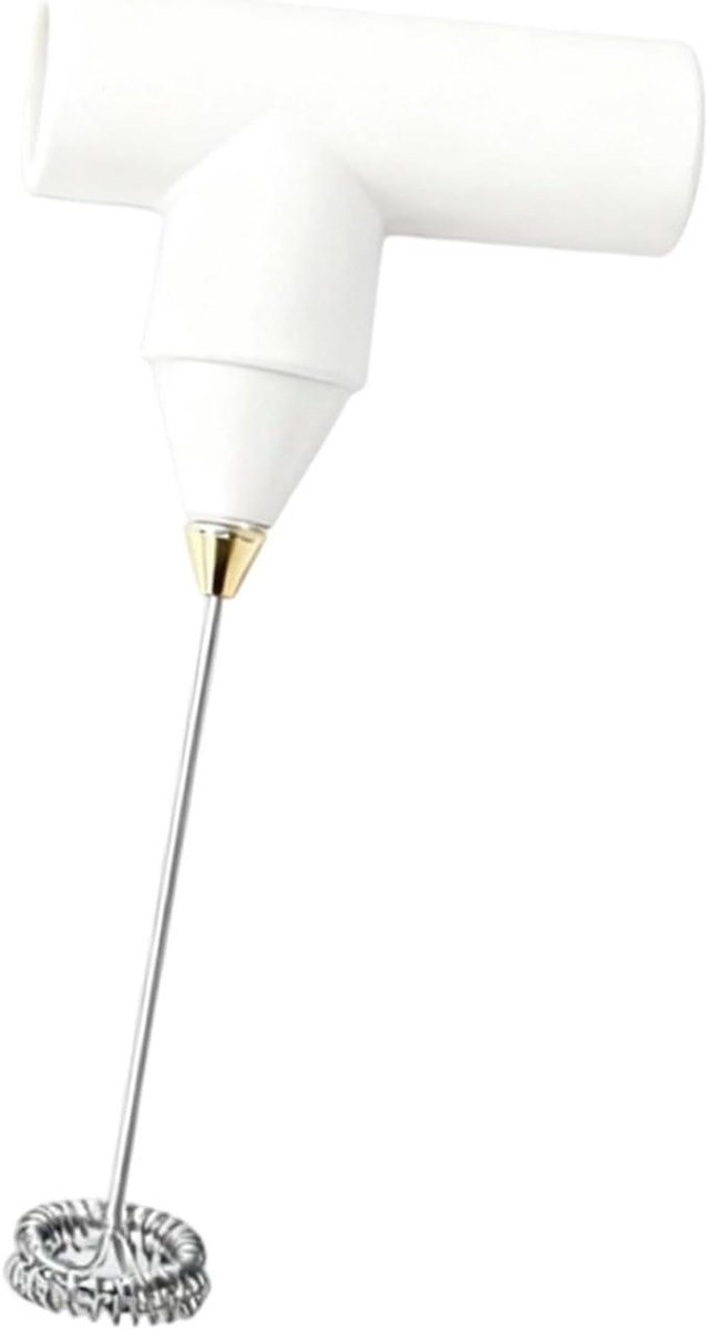 Draadloze Handmixer - Keukenmixer Elektrische Mixer - Bakken en Koken - Verwijderbare Accu - 23x6 cm - Wit