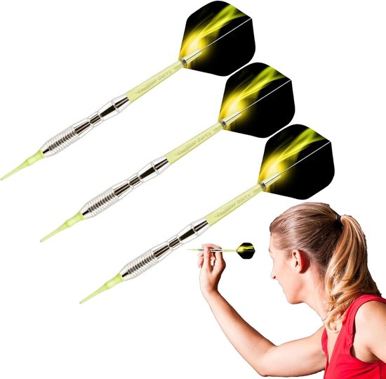 Dartpijlen Zachte Punt - Veilige Darts Set - Gezellig Spelen - Lichtgewicht Ontwerp - 151 mm - Kleurverloop — afbeelding 4