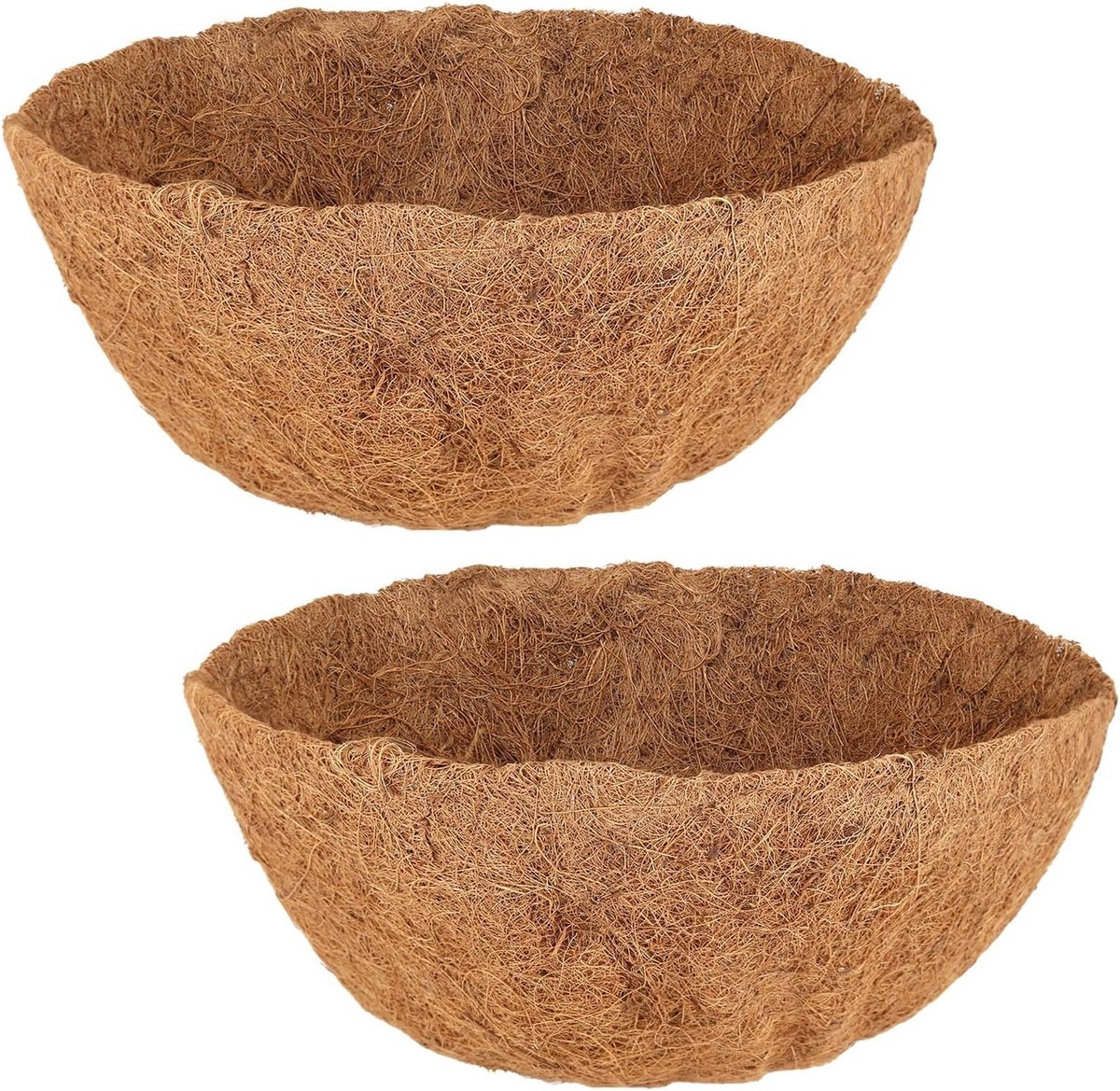 30cm 2pcs Ronde Kokosvezel Inleg voor Hangmanden - Dikke Plantenzak Bekleding voor Tuin en Bloemen