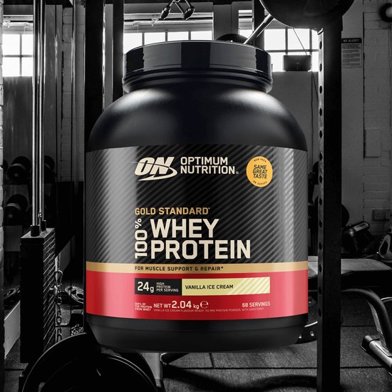 Optimum Nutrition 100% Whey Gold Standard (2000g) Vanilla Ice Cream - Eiwitten - Wei-eiwit Mix van Merkloos — afbeelding 3