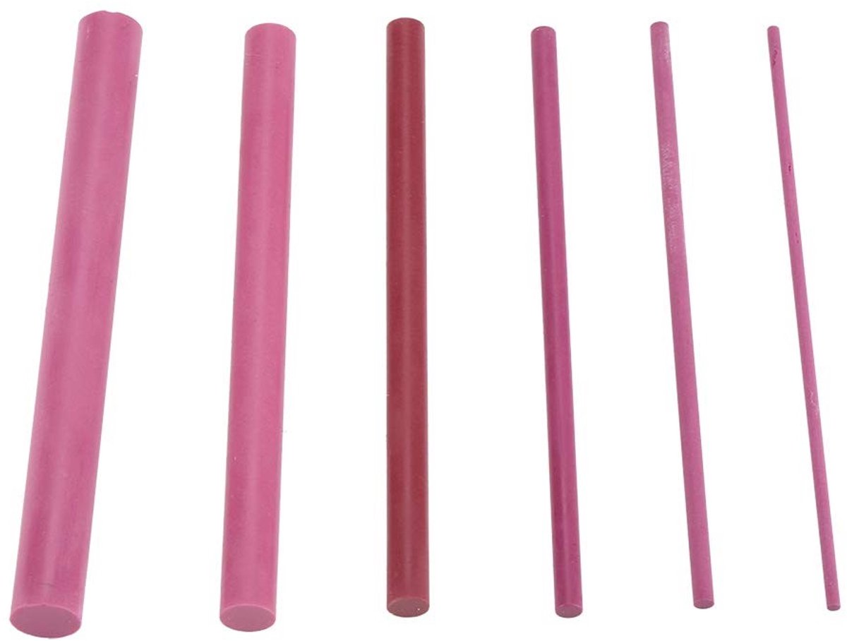 aladdien - Kleine Ronde Polijststenen - Messenslijpstenen Set - 6 Stuks - Voor Dagelijks Slijpen van Messen - 3000 Grit - Voor Keuken en Gereedschap