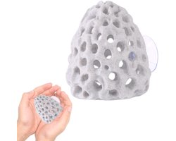 Allecto - Shrimp Dome Shelter - Aquarium Decoratie - Wit - Verstevigingsmateriaal - Perfect voor kleine vissen en garnalen - Ontspanning en schuilple