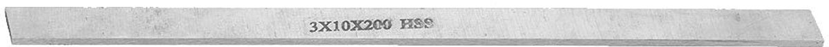 Allecto - Staal Lathe Strip - Hoogwaardige Draai Gereedschappen - 3x10x200mm - Precisie Gereedschap - Voor metaalbewerking - Geschikt voor hobbyist...