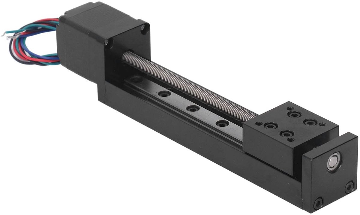 aladdien - Linear Motion Sliding Table - 3D Printers - CNC Bewerking - 100mm - Precisie - Stabiele Beweging - Geschikt voor Diverse Projecten - Comp..