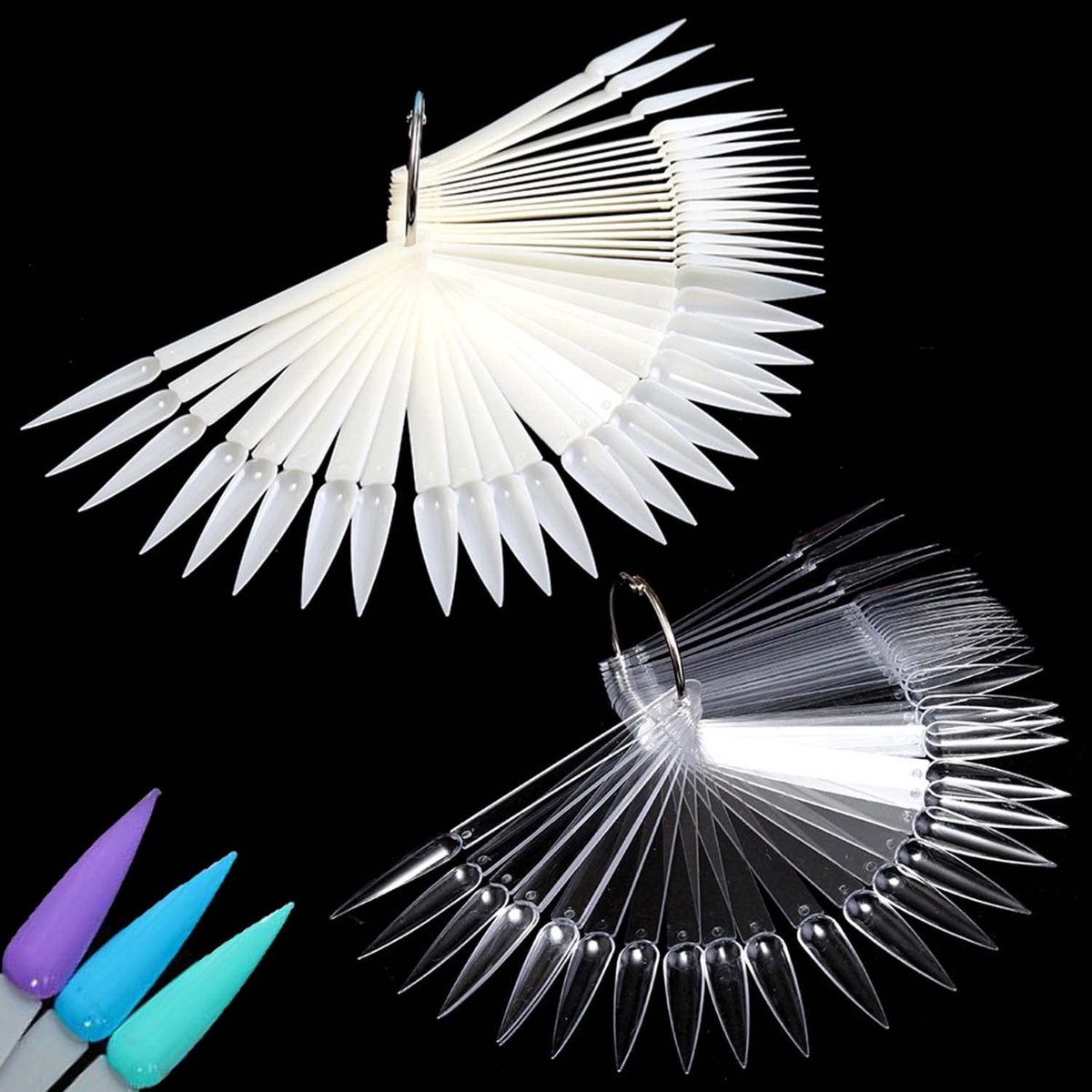 Stalen Nagel Display - 100 Stuks Voor Nagelsalon en Beginners