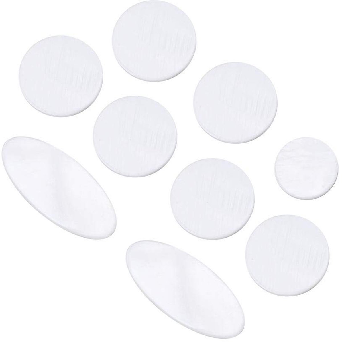Sax Key Button Inlays - 9 Stuks Schelp Inlegstukken voor Saxofoon Accessoire