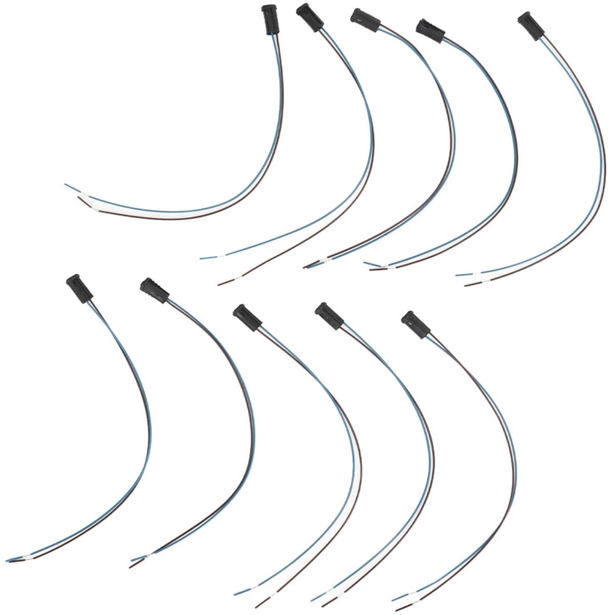 aladdien - G4 LED-lampfitting - Halogeenlampfitting - Duurzaam siliconenmateriaal - Set van 10 stuks - Geschikt voor MR16 MR11 - Eenvoudige bevestigin