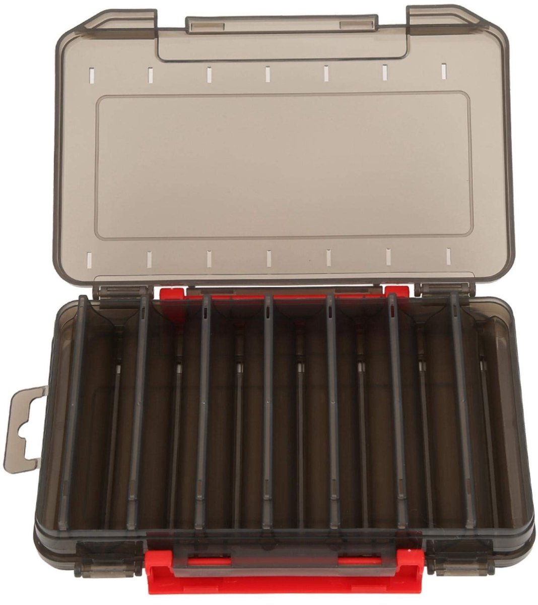 Allecto - Dubbelzijdige Visserslure Box - Opbergdoos voor Vistuig - 14 Compartmenten - Handig voor Vissers - Inclusief Accessoires - Perfect voor H..