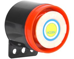 Spacnana Active Piezo Buzzer 110dB 220V AC - Ideaal voor Alarm en DIY Elektronica