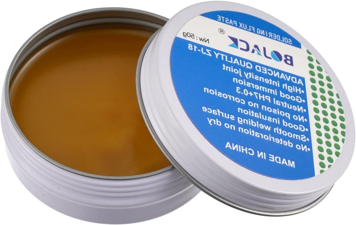 50g Solder Flux Pasta No-Clean Loodvrij, Milieuvriendelijke Soldering Pasta voor Lassen en Verbinden