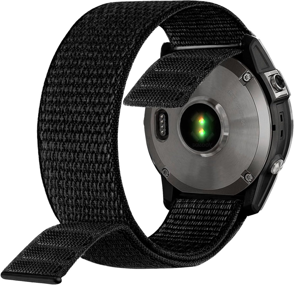 Nylon Horlogeband met Gesp 26 mm voor Fenix 6X, 5X, 7X, Instinct 2X en Epix-Pro - Ultra Licht, Sneldrogend en Wasbaar voor Garmin Enduro 2
