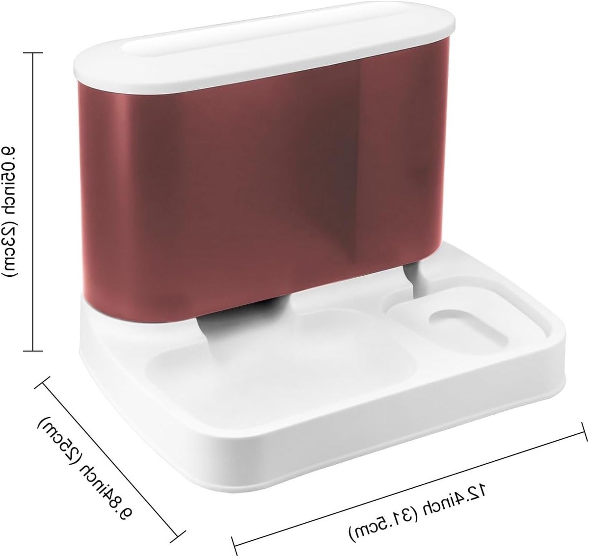 Automatische 2-in-1 Kattenvoer- en Waterdispenser Set voor Kleine Honden en Katten, Ideaal voor Huisdieren, Gemakkelijk en Handig in Gebruik