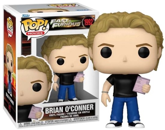 Fast & Furious Brian O'Conner vinylfiguur 1992 Unisex Funko Pop! - Neutraal - Standard