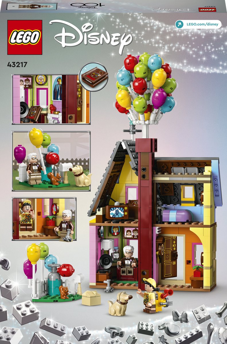 LEGO Disney en Pixar Huis uit de film 'Up' Disney's 100e Verjaardag Serie Speelgoed Modelbouwset - 43217 — afbeelding 9