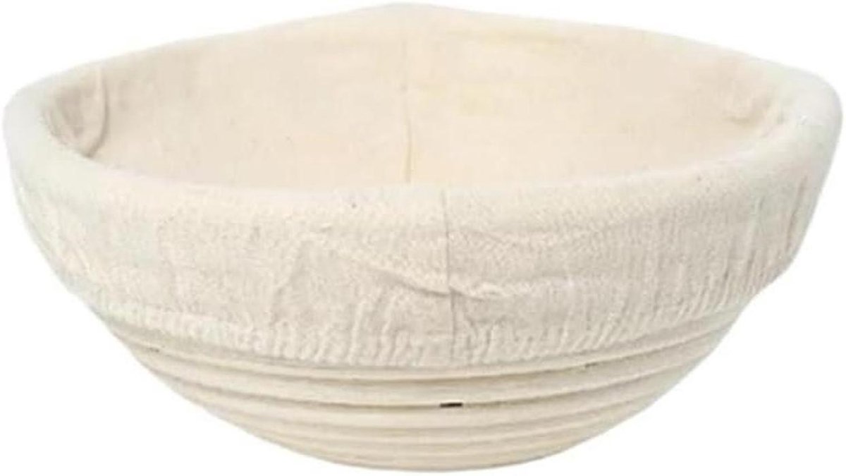 Brood Proofing Mand Rijsmand Rotan Ambachtelijk Brood Bakken Handgemaakt Natuurlijk 20x8 cm Houtkleur