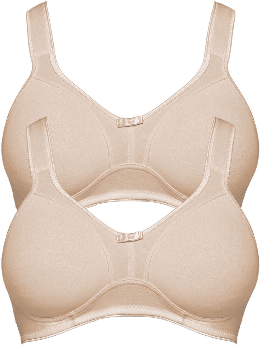 Susa 2-pack ontlastings-BH zonder beugel Basics cappuccino cappuccino