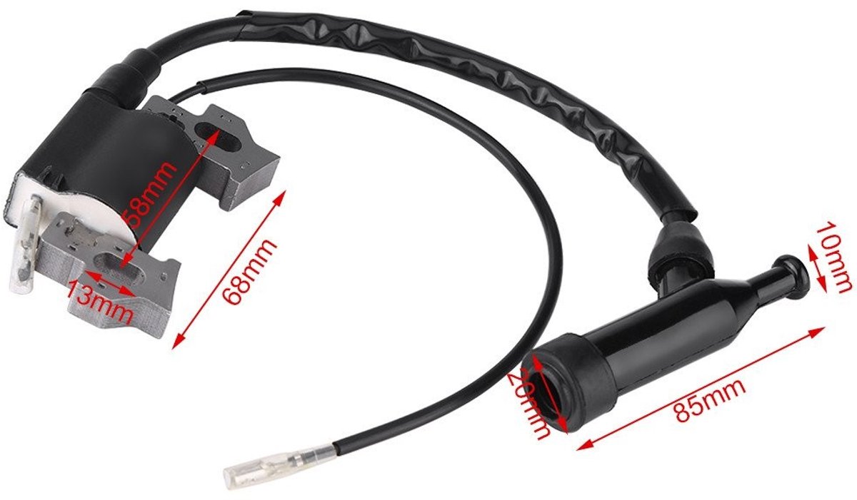 Dailygoods- Bobine voor GX110/GX140/GX120/GX160/GX200 Motor - Gloednieuw - Metaal/Kunststof - Eenvoudig te installeren - Gewicht 205 g - Verbetert verbrandingsefficiëntie - Ontstekingsspoel