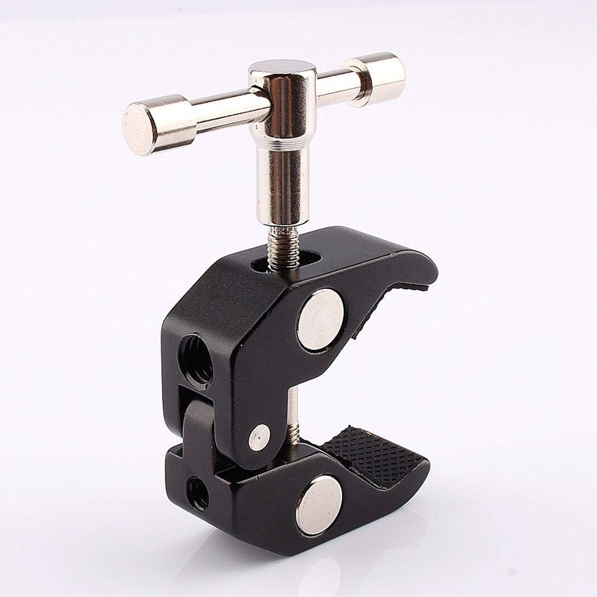 Dailygoods- Krab Klem Antislip - Multifunctionele Clip - Beugel voor DSLR Camera's - Aluminiumlegering - Maximaal 2 kg Belastbaar - Verstelbare Opening 10-41 mm