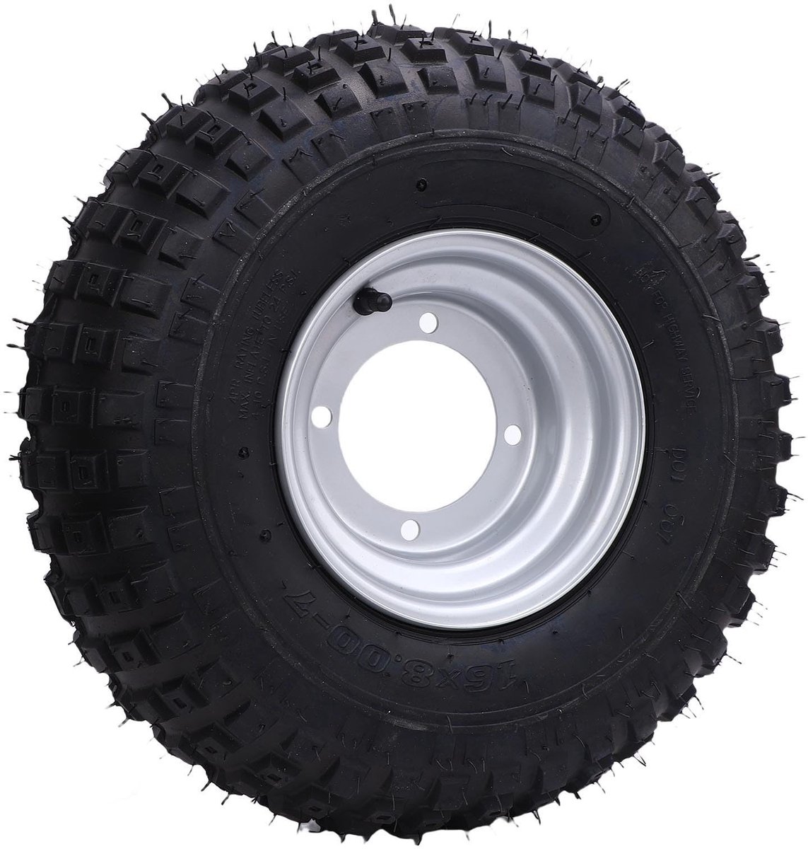 Dailygoods- ATV Wiel Lekke Proof 16x8-7 - Tubeless Band met Velg - Antislip - Uitstekende Grip - Eenvoudige Installatie - Geschikt voor ATV/Quad
