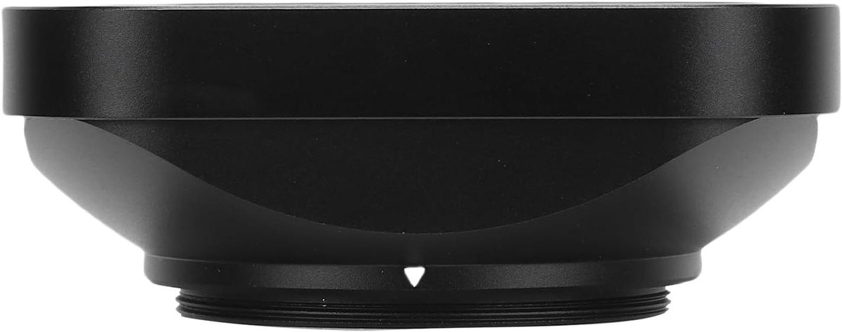 Vierkante Zonnekap - Lens Bescherming - Heldere Foto's - Aluminium Legering - 37 mm - Zwart